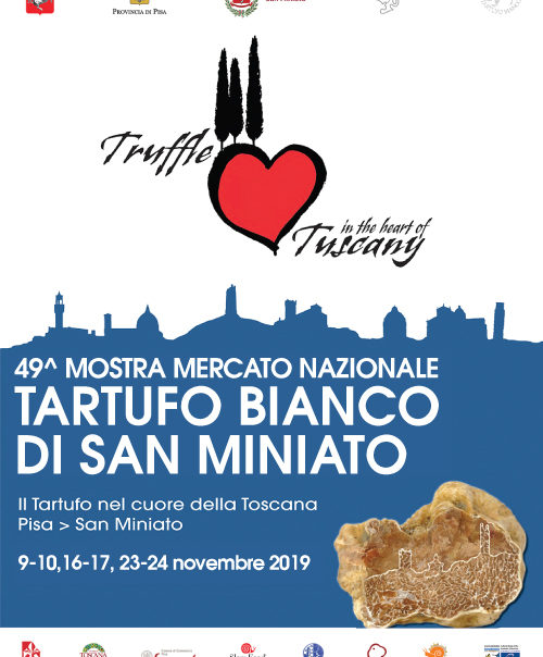 Locandina sagra del tartufo di sano miniato