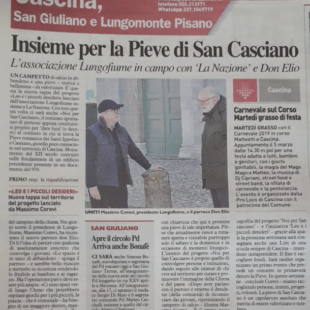 insieme per la pieve di san casciano