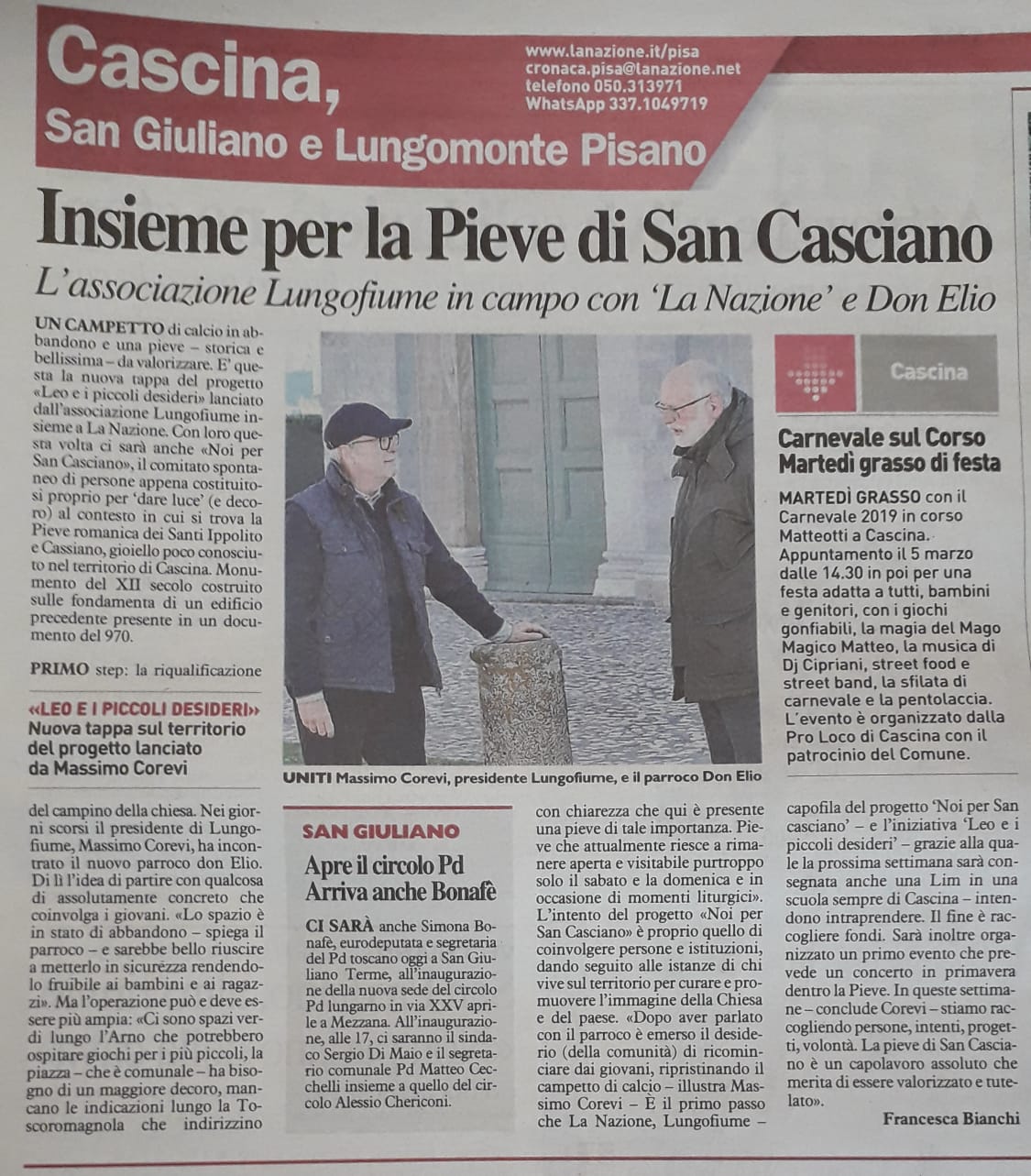 insieme per la pieve di san casciano